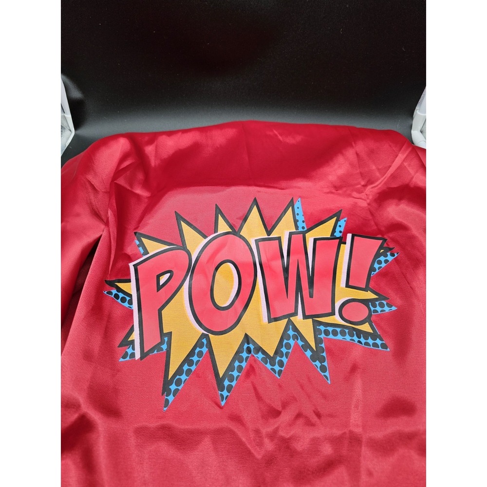 One Size "Pow" Superman Cape Halloween Costume Cosplay